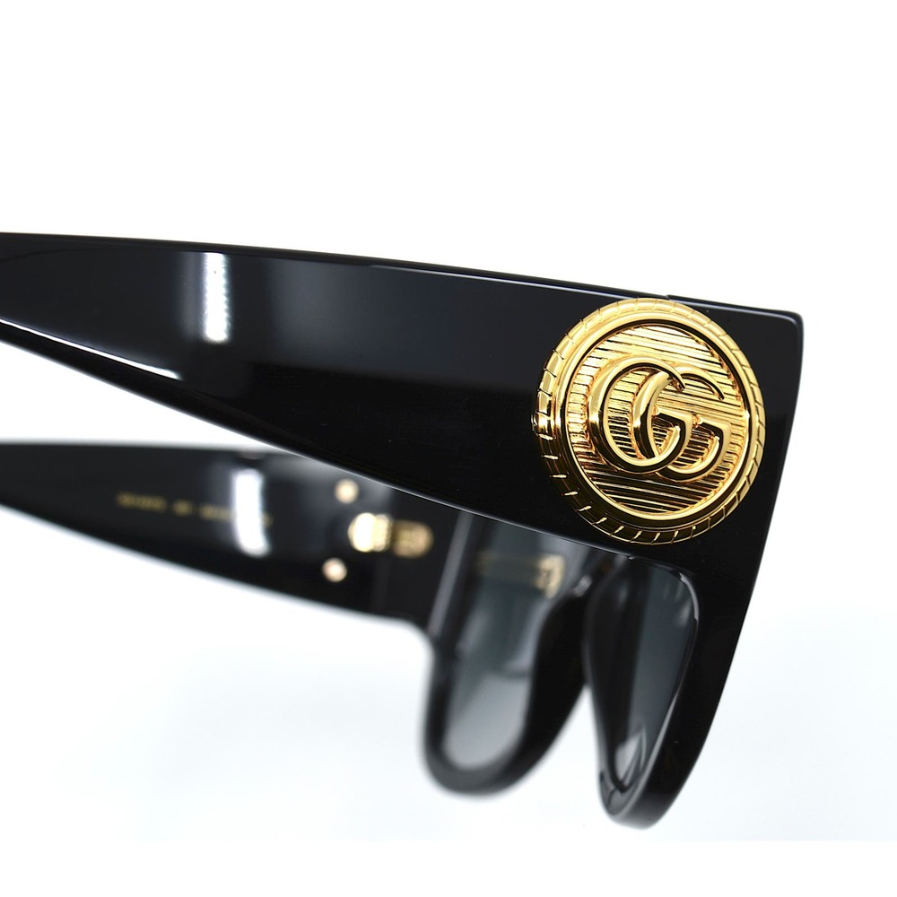 NEW GUCCI GG1407S 001 BLACK GREY AUTHENTIC SUNGLASSES - Picture 13 of 16